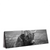 Led Wandbild Hochland Rind Schwarz Weiss No 2 Panorama Produktvorschau Seitlich