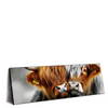 Led Wandbild Hochlandrinder Harmonie Der Natur Panorama Produktvorschau Seitlich