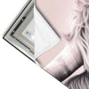 Led Wandbild Hochlandrinder Harmonie In Pastell Schmal Materialvorschau