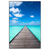 Led Wandbild Hoelzernes Pier Hochformat Produktvorschau Frontal