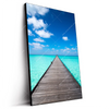 Led Wandbild Hoelzernes Pier Hochformat Produktvorschau Seitlich