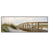Led Wandbild Holzsteg Duenen Panorama Produktvorschau Frontal