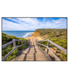Led Wandbild Holztreppe Zum Einsamen Strand Querformat Produktvorschau Frontal