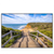 Led Wandbild Holztreppe Zum Einsamen Strand Querformat Produktvorschau Frontal