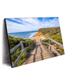 Led Wandbild Holztreppe Zum Einsamen Strand Querformat Produktvorschau Seitlich