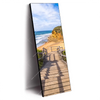 Led Wandbild Holztreppe Zum Einsamen Strand Schmal Produktvorschau Seitlich