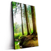 Led Wandbild Idyllischer Wald Bei Sonnenaufgang Hochformat Produktvorschau Seitlich