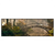 Led Wandbild Idyllischer Wald Mit Bruecke Panorama Produktvorschau Frontal