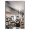 Led Wandbild Innenstadt Von Manhattan Hochformat Produktvorschau Frontal