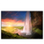 Led Wandbild Islaendischer Wasserfall Querformat Produktvorschau Frontal