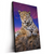 Led Wandbild Jaguar Auf Felsen Hochformat Produktvorschau Seitlich