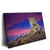 Led Wandbild Jaguar Auf Felsen Querformat Produktvorschau Seitlich