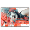 Led Wandbild Jolanda Frau Mit Blumen Im Haar Querformat Produktvorschau Frontal