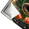 Led Wandbild Kaffee Inmitten Wunderschoener Blumen Querformat Materialvorschau
