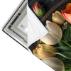 Led Wandbild Kaffee Inmitten Wunderschoener Blumen Schmal Materialvorschau
