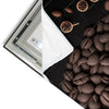Led Wandbild Kaffee Mit Blattdekoration Schmal Materialvorschau