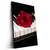 Led Wandbild Klavier Rose Hochformat Produktvorschau Seitlich