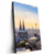 Led Wandbild Koelner Skyline Hochformat Produktvorschau Seitlich