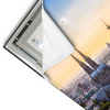 Led Wandbild Koelner Skyline Querformat Materialvorschau