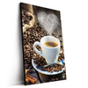 Led Wandbild Koestlicher Kaffee Hochformat Produktvorschau Seitlich