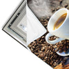 Led Wandbild Koestlicher Kaffee Quadrat Materialvorschau