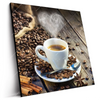 Led Wandbild Koestlicher Kaffee Quadrat Produktvorschau Seitlich