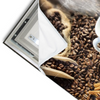 Led Wandbild Koestlicher Kaffee Querformat Materialvorschau