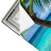 Led Wandbild Kokospalme Am Strand Panorama Materialvorschau