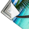 Led Wandbild Kokospalme Am Strand Quadrat Materialvorschau