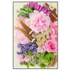 Led Wandbild Kraeuter Blumen Hochformat Produktvorschau Frontal