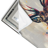 Led Wandbild Kreativer Hirsch Mit Farbspritzern Querformat Materialvorschau
