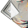 Led Wandbild Kreativer Hirsch Mit Farbspritzern Schmal Materialvorschau