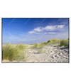 Led Wandbild Kuestenwanderung Durch Sandduenen Querformat Produktvorschau Frontal