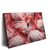 Led Wandbild Kuschelnde Flamingos Querformat Produktvorschau Seitlich