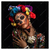Led Wandbild La Calavera Catrina No 2 Quadrat Produktvorschau Frontal