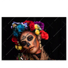 Led Wandbild La Calavera Catrina No 2 Querformat Produktvorschau Frontal