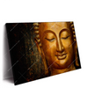 Led Wandbild Laechelnder Buddha In Gold Querformat Produktvorschau Seitlich
