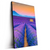 Led Wandbild Lavendel Blumen Feld Hochformat Produktvorschau Seitlich