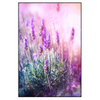Led Wandbild Lavendelbluetenfeld Hochformat Produktvorschau Frontal