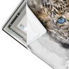 Led Wandbild Leopard Aquarell Querformat Materialvorschau