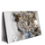 Led Wandbild Leopard Aquarell Querformat Produktvorschau Seitlich
