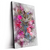 Led Wandbild Leopard Blumen Hochformat Produktvorschau Seitlich