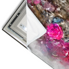 Led Wandbild Leopard Blumen Querformat Materialvorschau