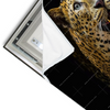 Led Wandbild Leopard In Der Dunkelheit Querformat Materialvorschau