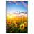 Led Wandbild Leuchtend Gelbe Sonnenblumen Am Abend Hochformat Produktvorschau Frontal