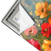 Led Wandbild Leuchtende Fruehlingsblumen Hochformat Materialvorschau