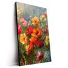 Led Wandbild Leuchtende Fruehlingsblumen Hochformat Produktvorschau Seitlich