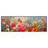 Led Wandbild Leuchtende Fruehlingsblumen Panorama Produktvorschau Frontal