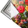 Led Wandbild Leuchtende Fruehlingsblumen Quadrat Materialvorschau