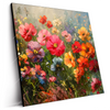 Led Wandbild Leuchtende Fruehlingsblumen Quadrat Produktvorschau Seitlich